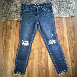 🔥 Flying Monkey Platinum Distressed Skinny Jeans – Women’s